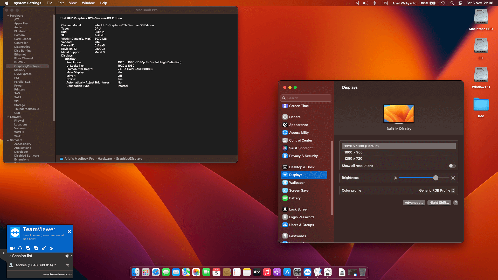 HP Elitebook X360 830 G6 [WhiskeyLake   Intel UHD 620 + I2C]   OpenCore 5